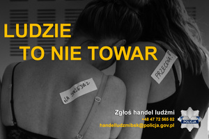 plakat handel ludźmi